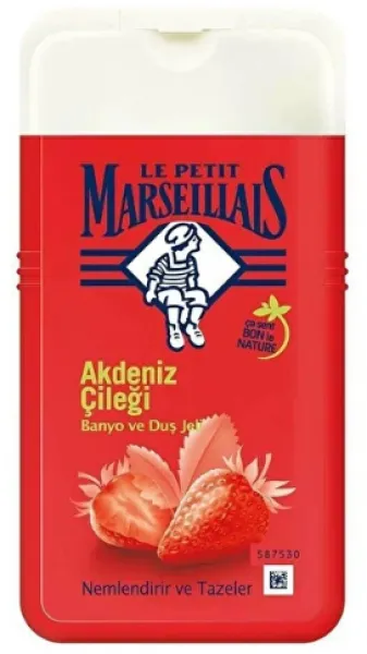 Le Petit Marseillais Akdeniz çileği 250 ml Vücut Şampuanı