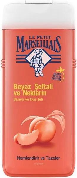 Le Petit Marseillais Beyaz Şeftali ve Nektarin 400 ml Vücut Şampuanı
