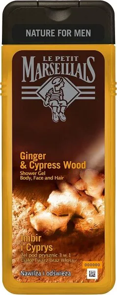 Le Petit Marseillais Zencefil ve Akdeniz Selvisi For Men 250 ml Vücut Şampuanı