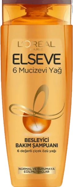 Loreal Elseve Mucizevi Yağ 6 Mucizevi Yağ Besleyici Bakım 450 ml Şampuan