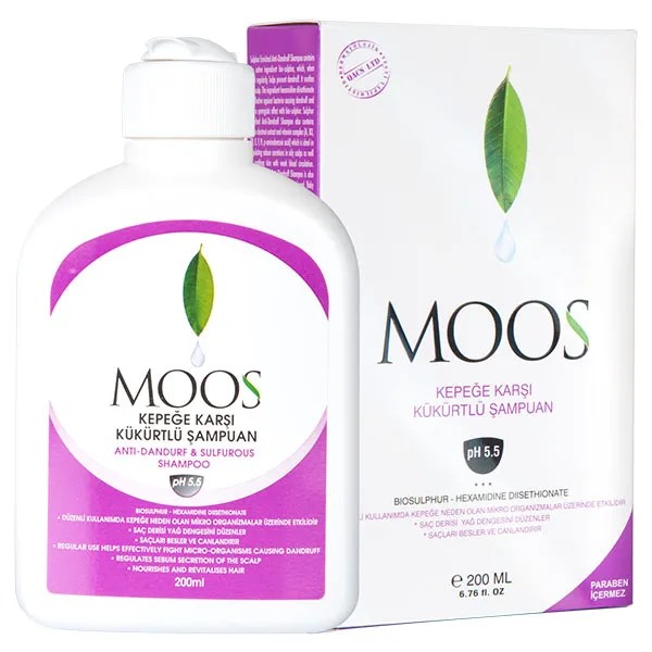 Moos Kepeğe Karşı Kükürtlü 200 ml Şampuan