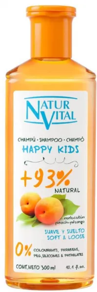Naturvital Happy Kids Naturaleza Şeftali 300 ml Şampuan
