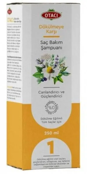 Otacı Dökülmeye Karşı 250 ml Şampuan