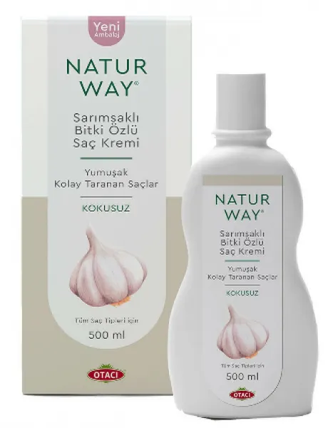 Otacı Naturway Bitkisel Sarımsaklı 500 ml Saç Kremi