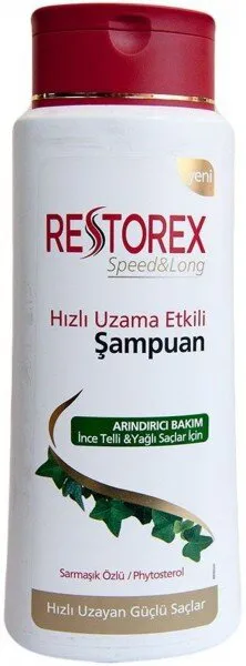 Restorex İnce Telli Yağlı Saçlar 600 ml Şampuan