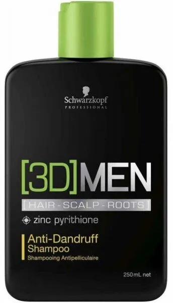 Schwarzkopf 3D Men Anti-Dandruff 250 ml Şampuan