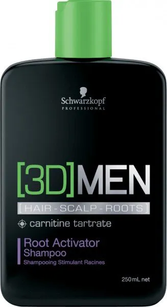 Schwarzkopf 3D Men Root Activator 250 ml Şampuan