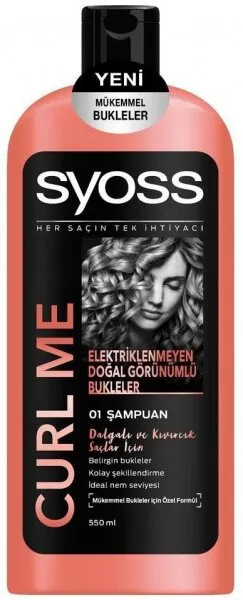 Syoss Curl Me 550 ml Şampuan