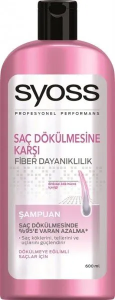 Syoss Saç Dökülmesine Karşı 600 ml Şampuan
