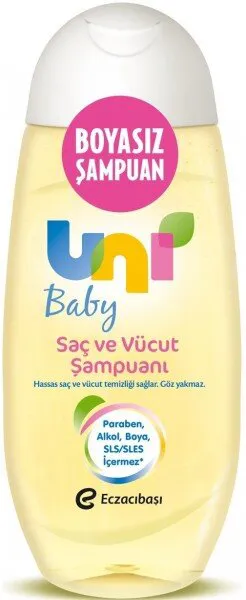 Uni Baby 200 ml Şampuan / Vücut Şampuanı