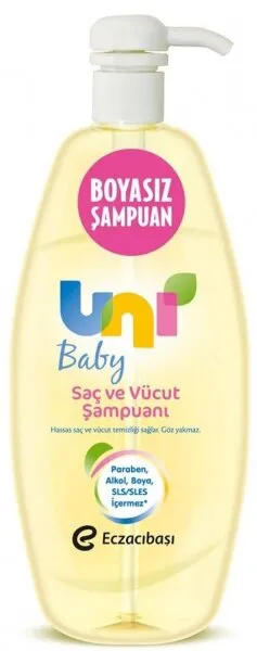 Uni Baby 500 ml Şampuan / Vücut Şampuanı