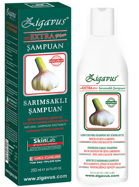 Zigavus Extra Plus Sarımsaklı 250 ml Şampuan