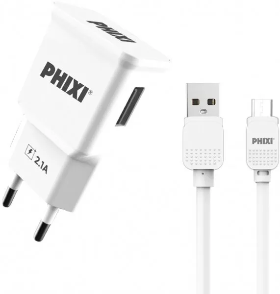 Phixi PCH201M USB Micro-B Şarj Aleti