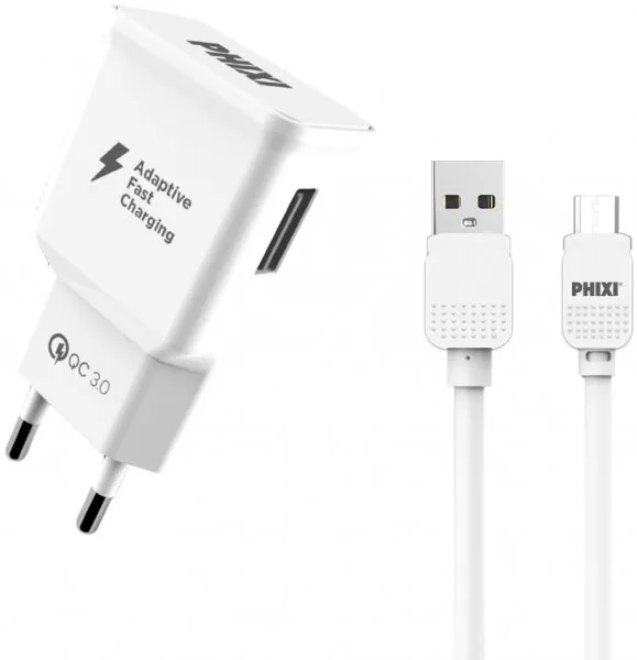 Phixi QCH202M USB Micro-B Şarj Aleti