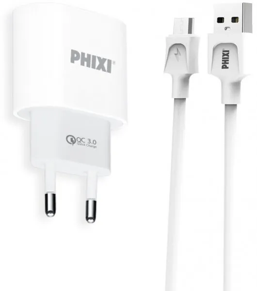Phixi QCH271M USB Micro-B Şarj Aleti