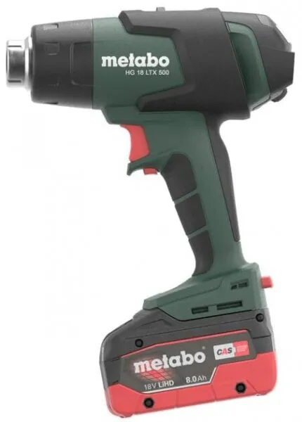 Metabo HG 18 LTX 500 Akü Dahil Sıcak Hava Tabancası