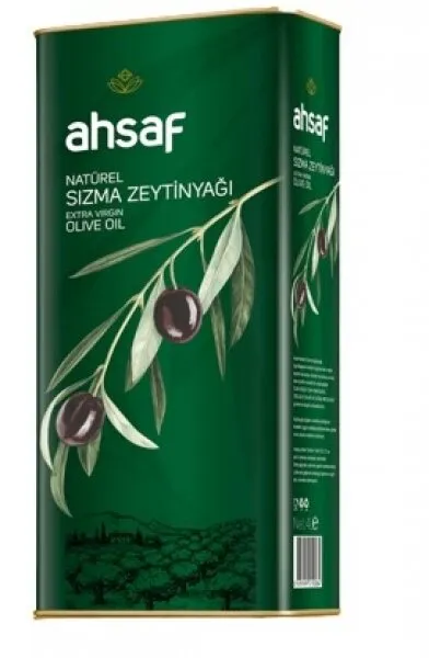 Ahsaf Naturel Sızma Zeytinyağı 4 lt Sıvı Yağ