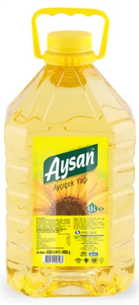 Aysan Ayçiçek Yağı 4.5 lt Sıvı Yağ