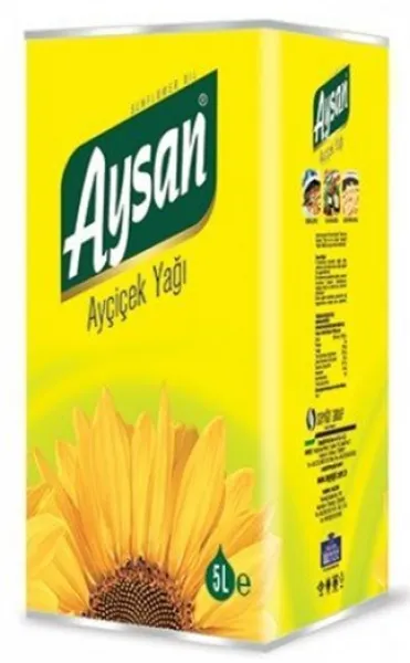 Aysan Ayçiçek Yağı 5 lt Sıvı Yağ