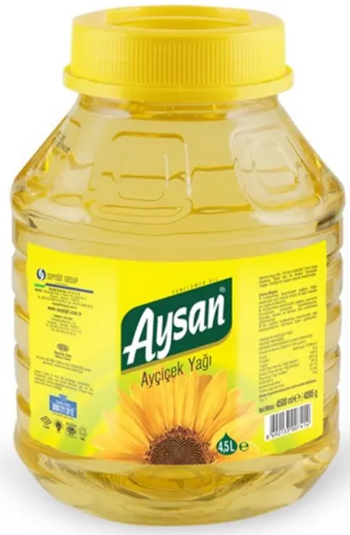 Aysan Ayçiçek Yağı Kavanoz Pet 4.5 lt Sıvı Yağ