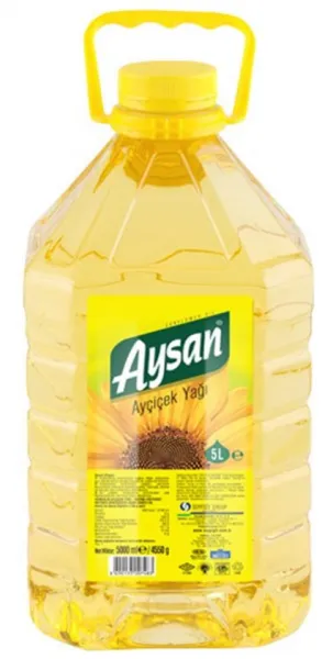 Aysan Ayçiçek Yağı Pet 5 lt Sıvı Yağ