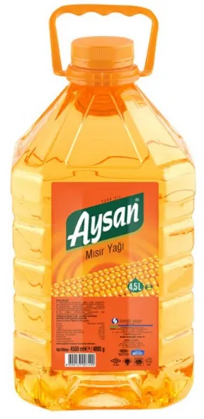 Aysan Mısır Yağı 4.5 lt Sıvı Yağ