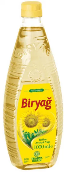 Biryağ Ayçiçek Yağı 1 lt Sıvı Yağ