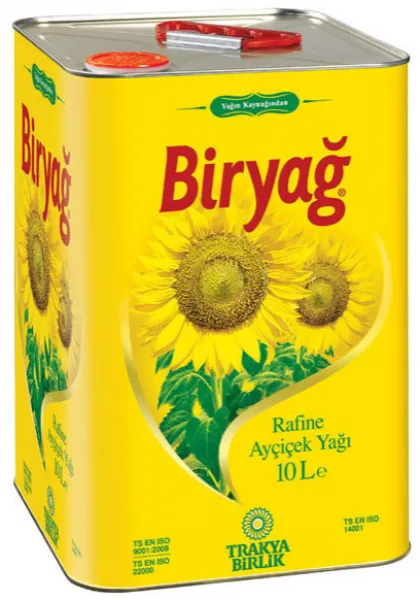 Biryağ Ayçiçek Yağı 10 lt Sıvı Yağ