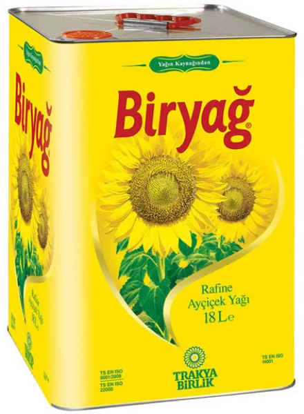 Biryağ Ayçiçek Yağı 18 lt Sıvı Yağ