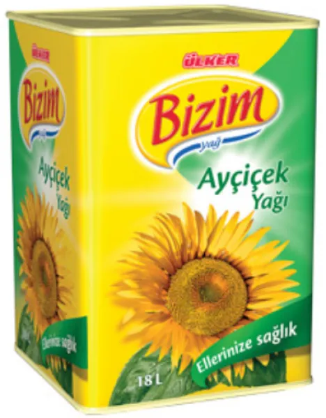 Bizim Ayçiçek Yağı 18 lt Sıvı Yağ