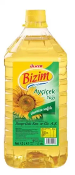 Bizim Ayçiçek Yağı 4.5 lt Sıvı Yağ