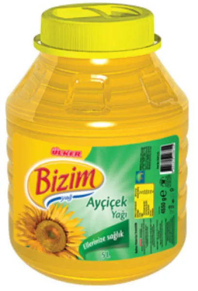 Bizim Ayçiçek Yağı Pet 5 lt Sıvı Yağ