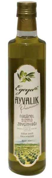 Egeya Premium Ayvalık Natürel Sızma Zeytinyağı 500 ml Sıvı Yağ