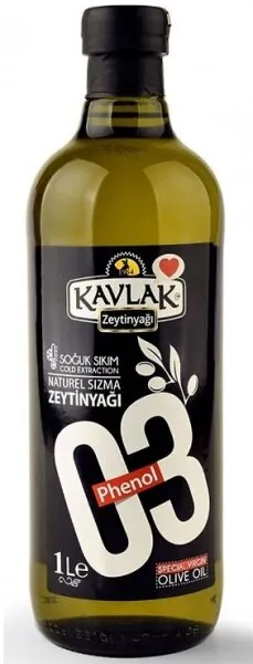 Kavlak Phenol 03 Soğuk Sıkım Zeytinyağı 1 lt Sıvı Yağ