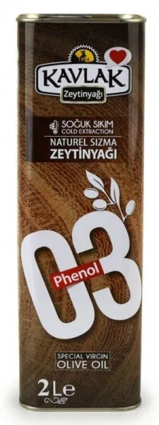 Kavlak Phenol 03 Soğuk Sıkım Zeytinyağı 2 lt Sıvı Yağ