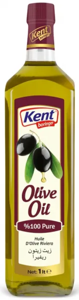 Kent Boringer Natürel Sızma Zeytinyağı 1 lt Sıvı Yağ