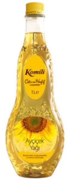 Komili Ayçiçek Yağı 1 lt Sıvı Yağ