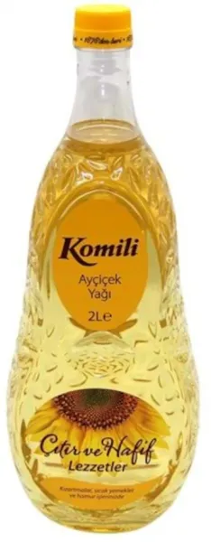 Komili Ayçiçek Yağı 2 lt Sıvı Yağ