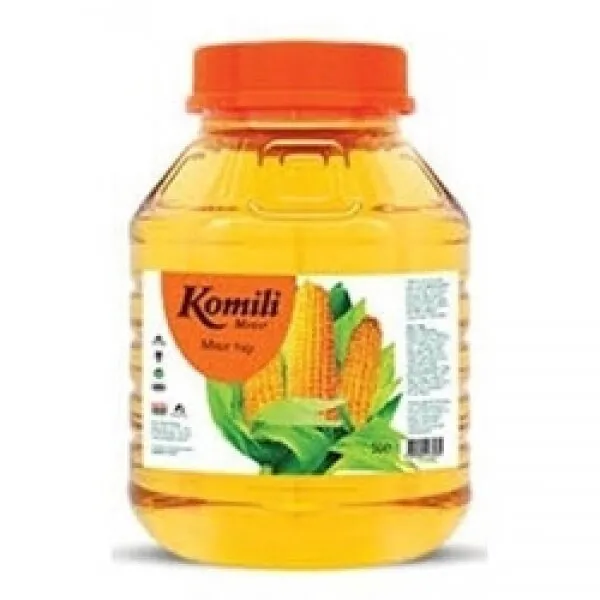 Komili Mısır Yağı Kavanoz Pet 5 lt Sıvı Yağ