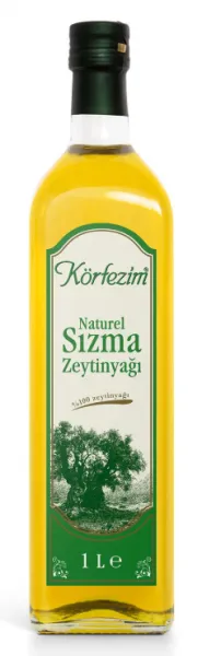 Körfezim Natürel Sızma Zeytinyağı Cam 1 lt Sıvı Yağ