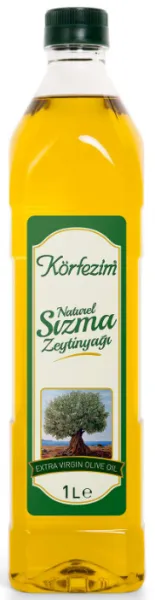 Körfezim Natürel Sızma Zeytinyağı Pet 1 lt Sıvı Yağ