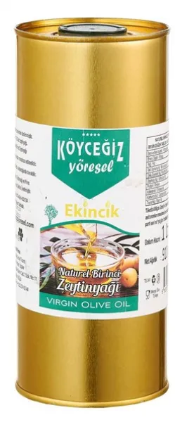 Köyceğiz Yöresel Natürel Birinci Zeytinyağı 1 lt Sıvı Yağ