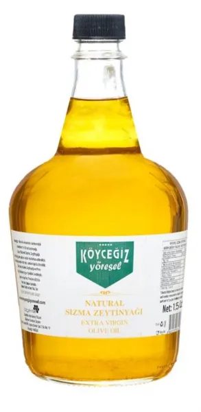 Köyceğiz Yöresel Natürel Sızma Zeytinyağı 1.5 lt Sıvı Yağ