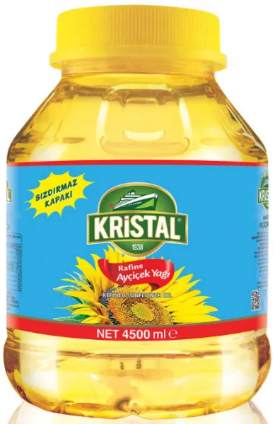 Kristal Ayçiçek Yağı 4.5 lt Sıvı Yağ