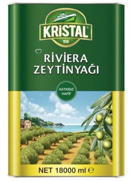 Kristal Riviera Zeytinyağı 18 lt Sıvı Yağ