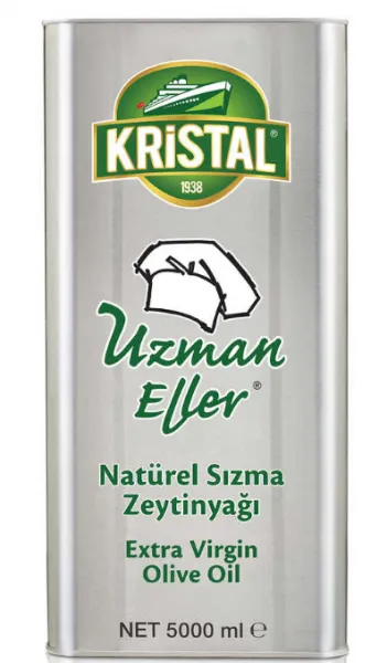 Kristal Uzman Eller Natürel Sızma Zeytinyağı 5 lt Sıvı Yağ