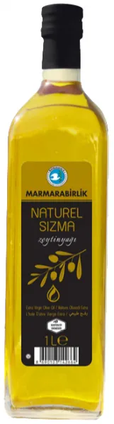 Marmarabirlik Natürel Sızma Zeytinyağı Cam 1 lt Sıvı Yağ