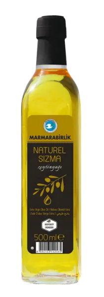 Marmarabirlik Natürel Sızma Zeytinyağı Cam 500 ml Sıvı Yağ