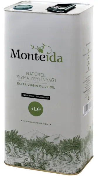 Monteida Natürel Sızma Zeytinyağı 5 lt Sıvı Yağ