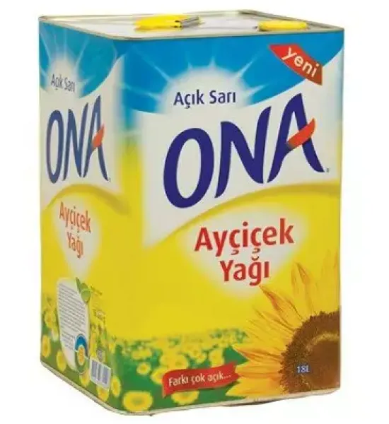 Ona Ayçiçek Yağı 18 lt Sıvı Yağ